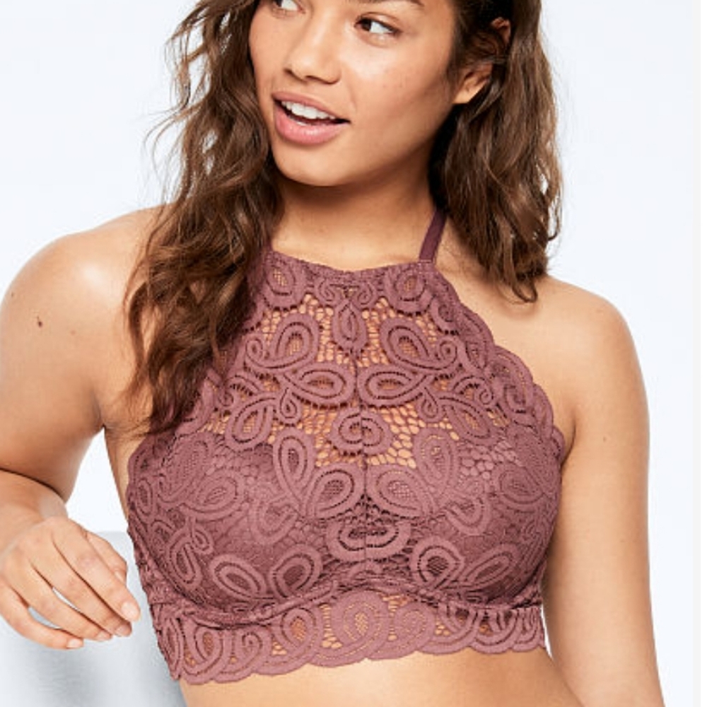 Victoria's Secret PINK push up bralette. Medium. Nwt